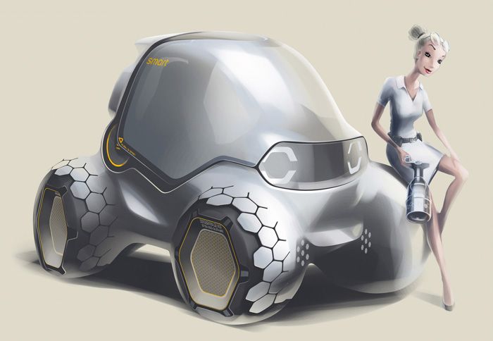 Το smart 341 Parkour στην ταινία Annie get the Grannies!